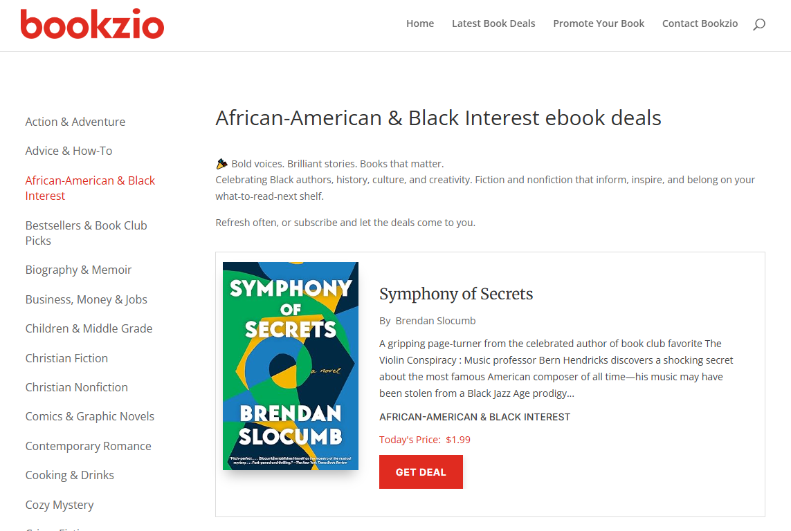 Bookzio - African American Gardein Protein International logo