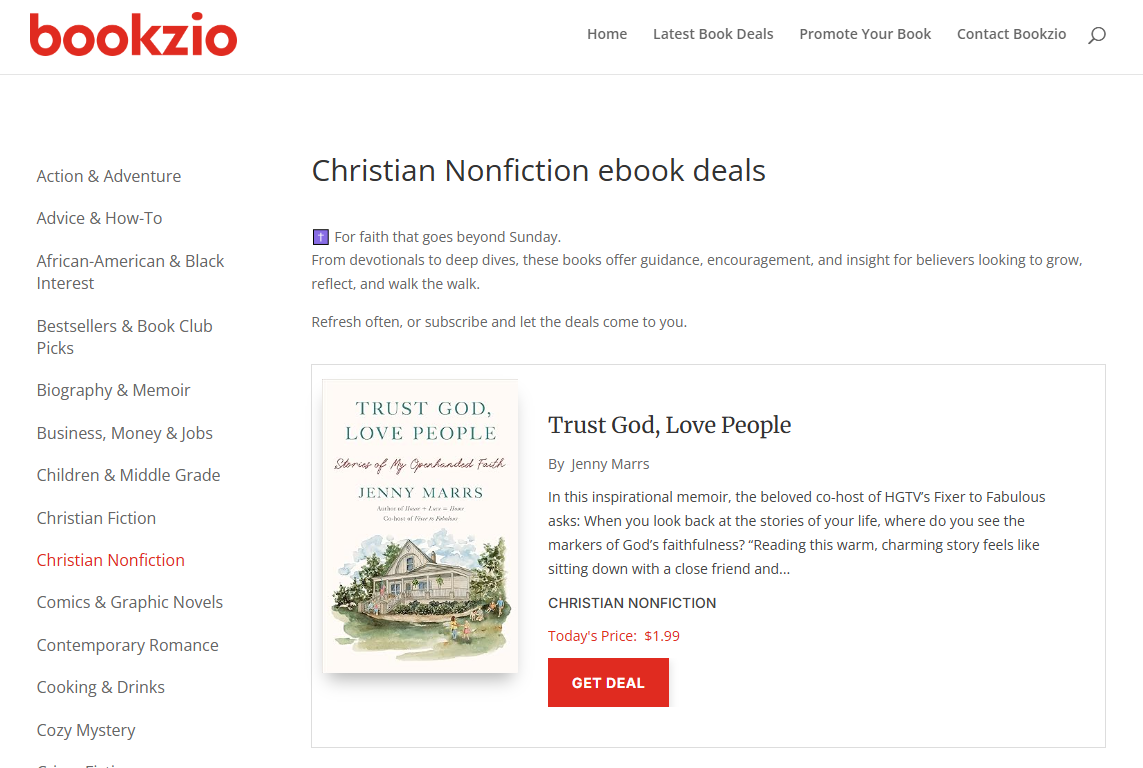 Bookzio - Christian NonFiction Gardein Protein International logo