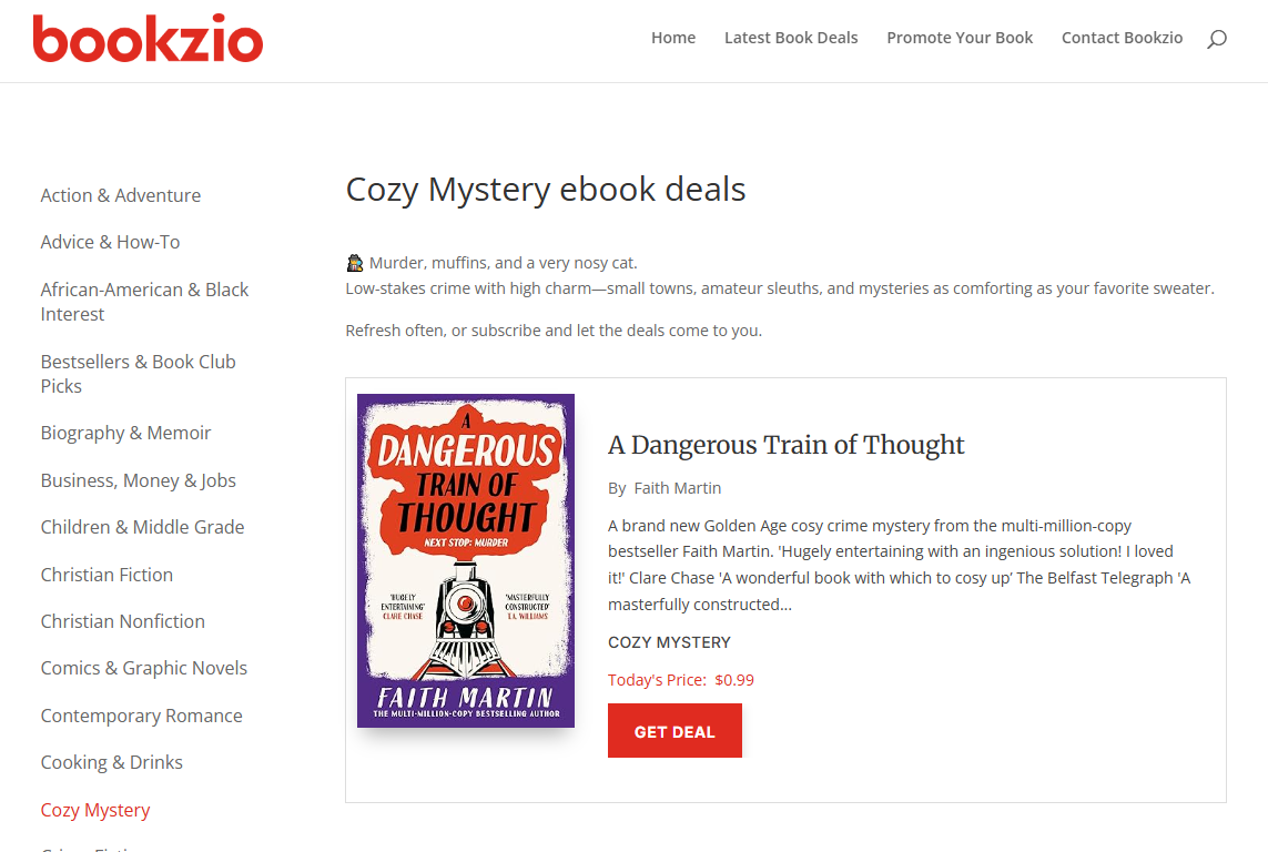 Bookzio - Cozy Mystery Gardein Protein International logo