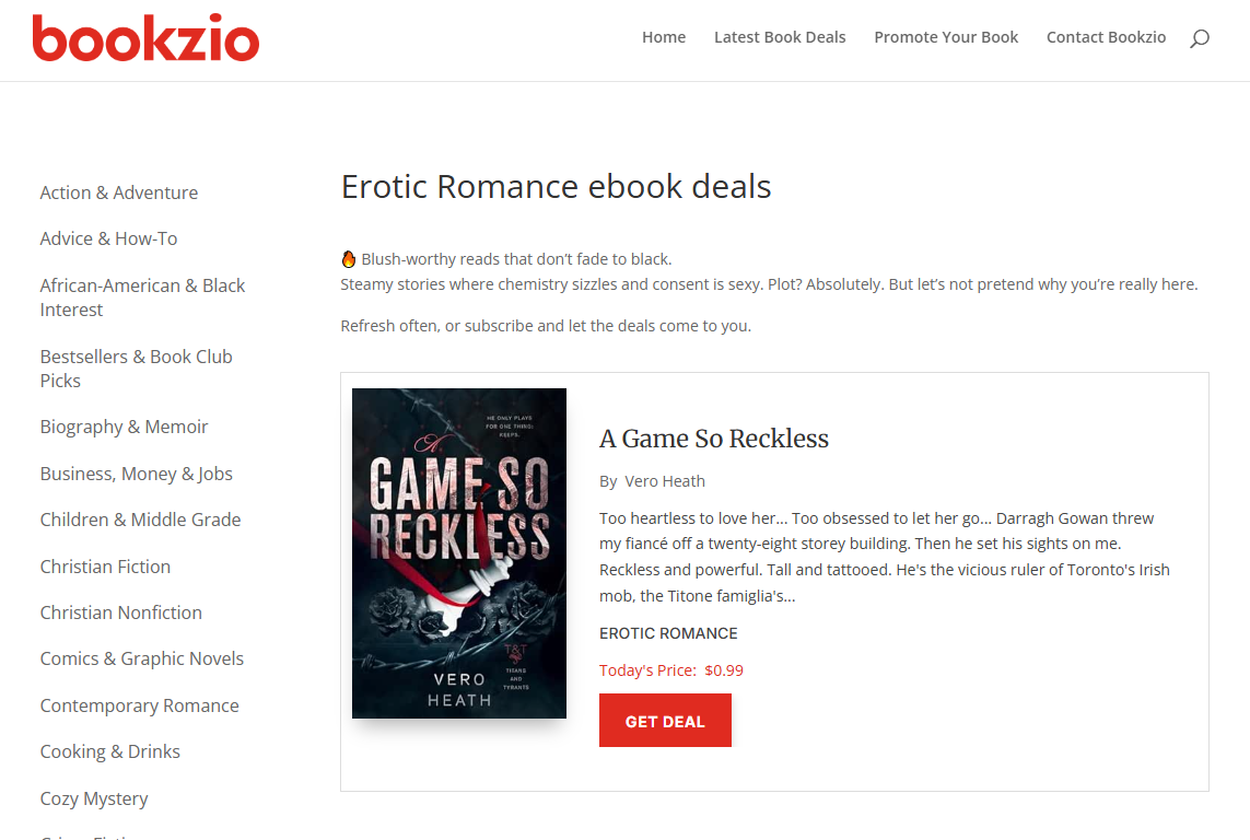 Bookzio - Erotic Romance Gardein Protein International logo