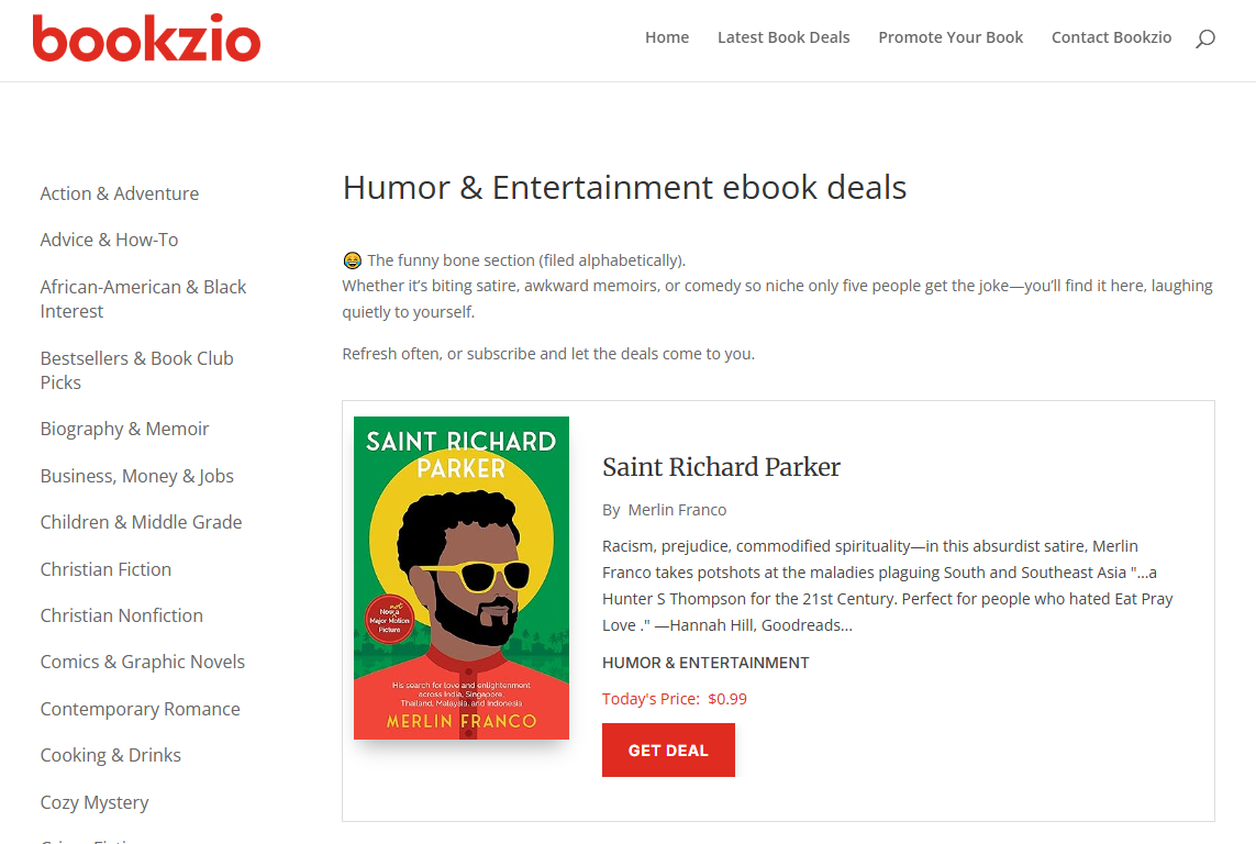 Bookzio - Humor Gardein Protein International logo