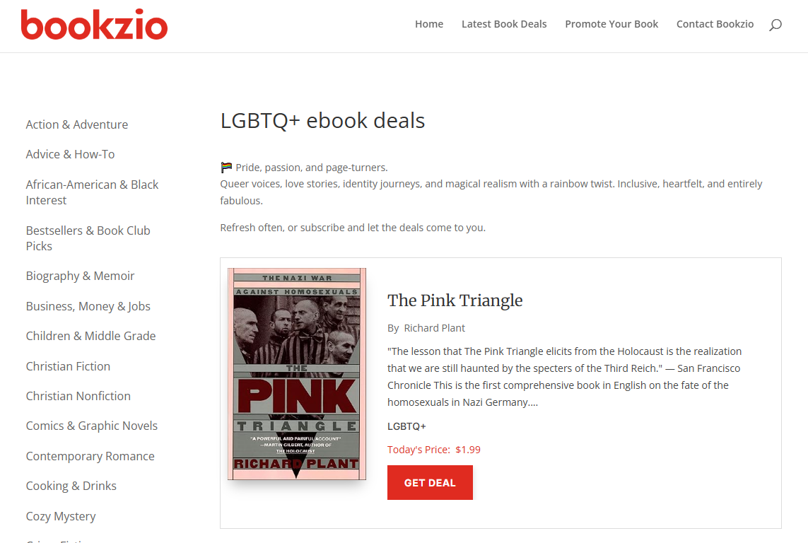 Bookzio - LGBTQ Gardein Protein International logo