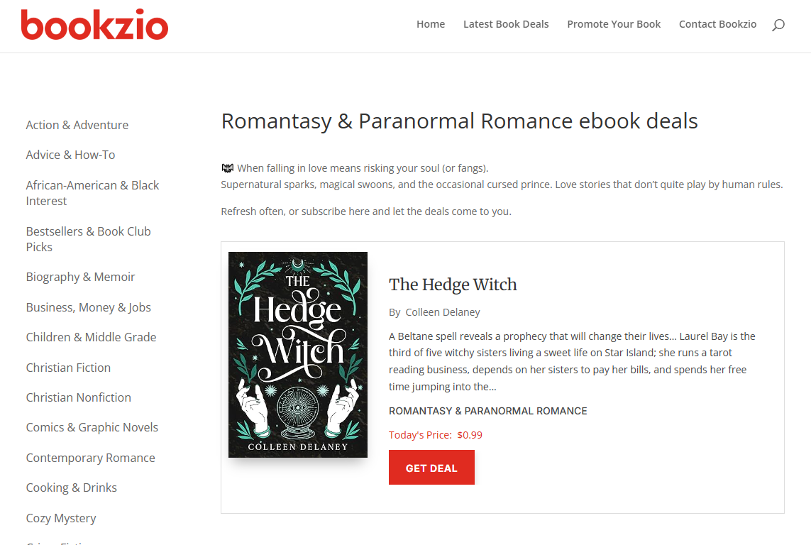 Bookzio - Romantasy Gardein Protein International logo