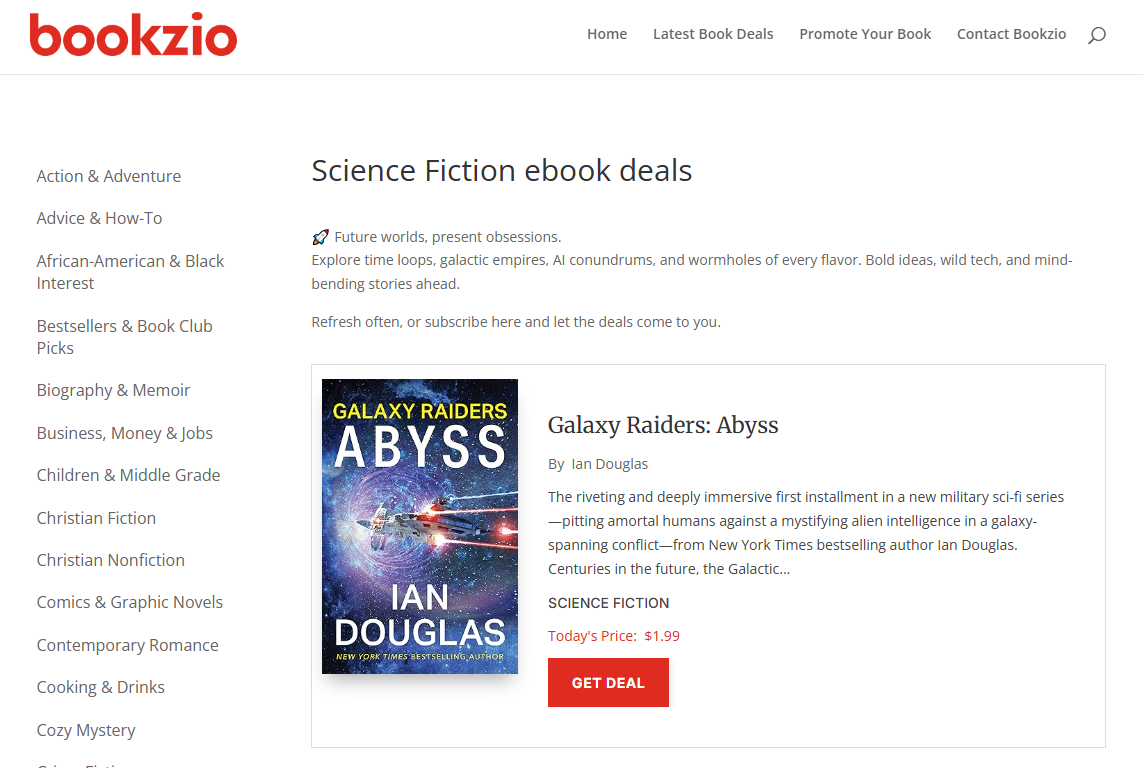 Bookzio - Sci Fi Gardein Protein International logo